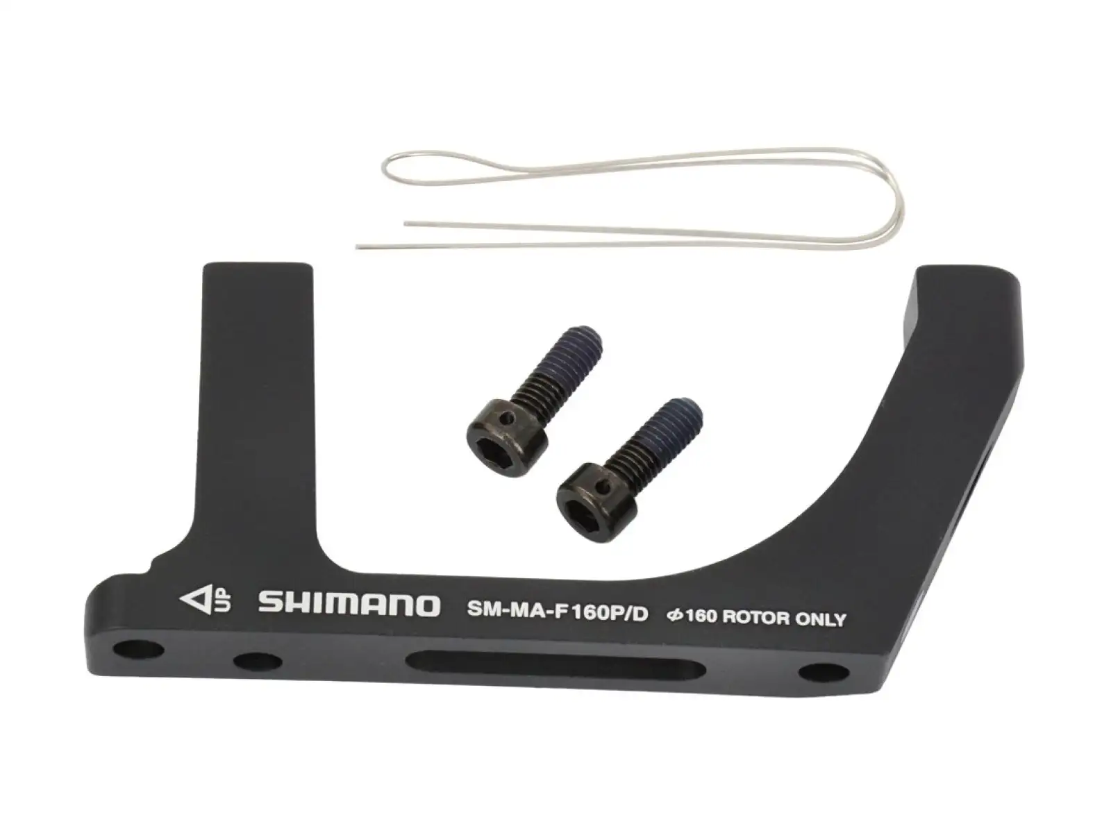 Shimano SM-MA-F160PDA Predný adaptér pre montáž na stĺpik 160 mm