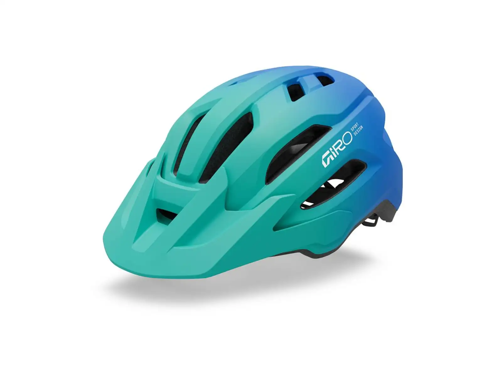 Giro Fixture II MIPS Youth detská prilba Mat Aqua Green/Blue Jewel Fade