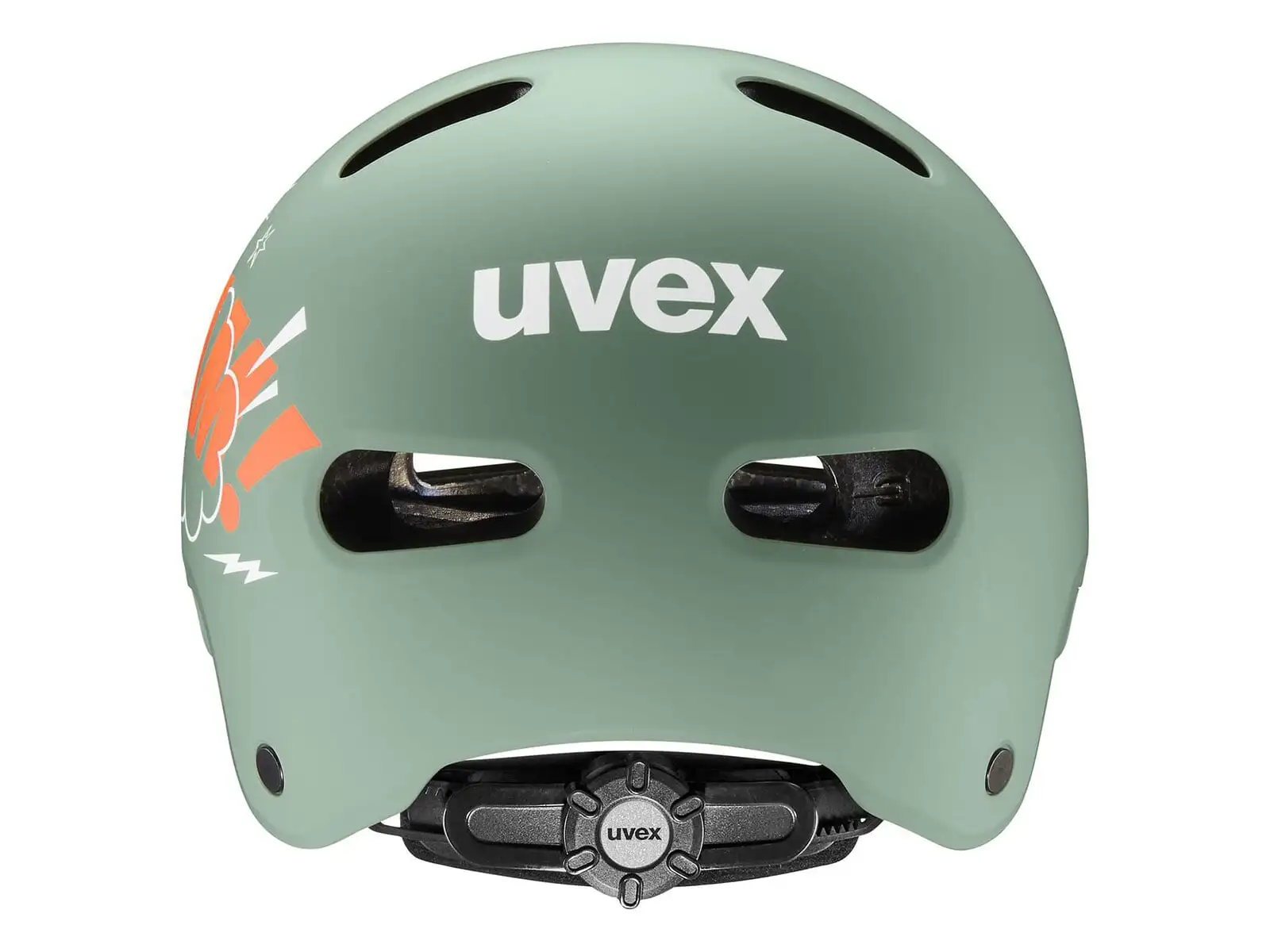 Uvex Kid 4 Style detská prilba Bam Moss Green/Papaya Matt