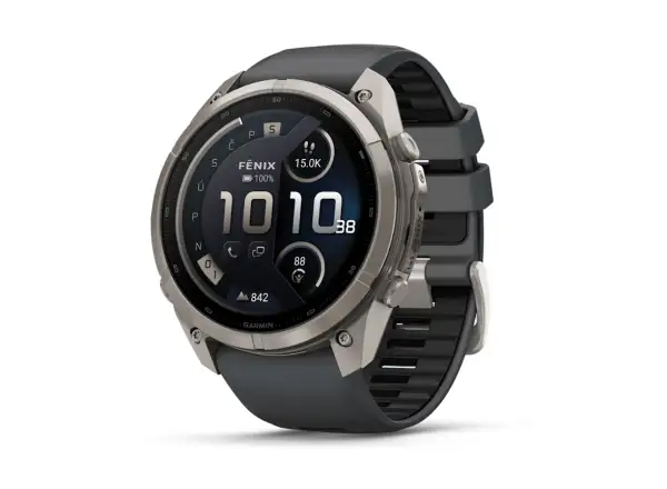 Garmin Fénix 9 Pro inReach 51 mm inteligentné hodinky Titanium Graphite/Black