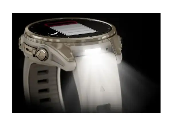 Garmin fenix 8 - 43 mm AMOLED Sapphire inteligentné hodinky Soft Gold Fog grey