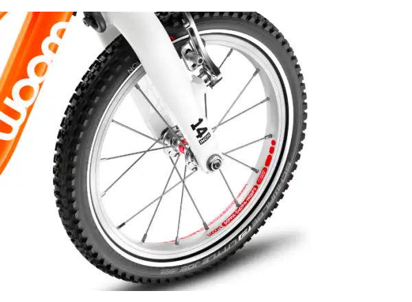 Woom 1 Plus Flame Orange 14" detské odrážadlo