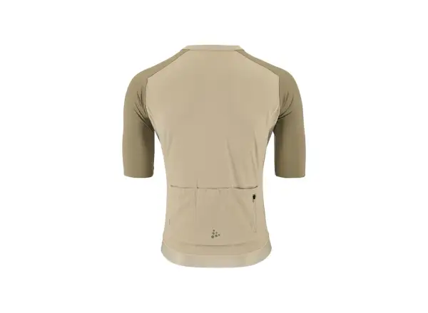 Craft Endur Training pánsky dres krátky rukáv béžová
