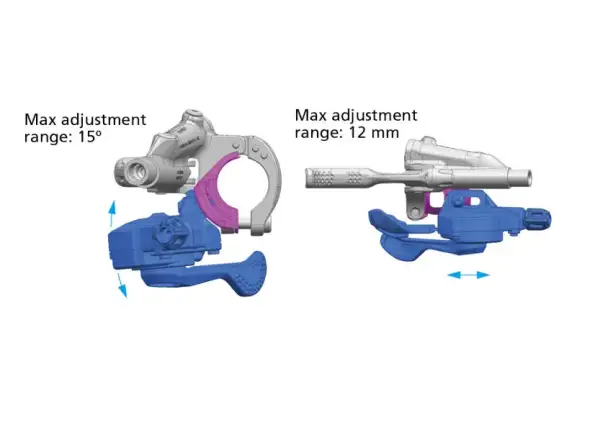 Shimano Deore SL-M6000 pravá prehadzovačka I-Spec II 10 rýchlostí