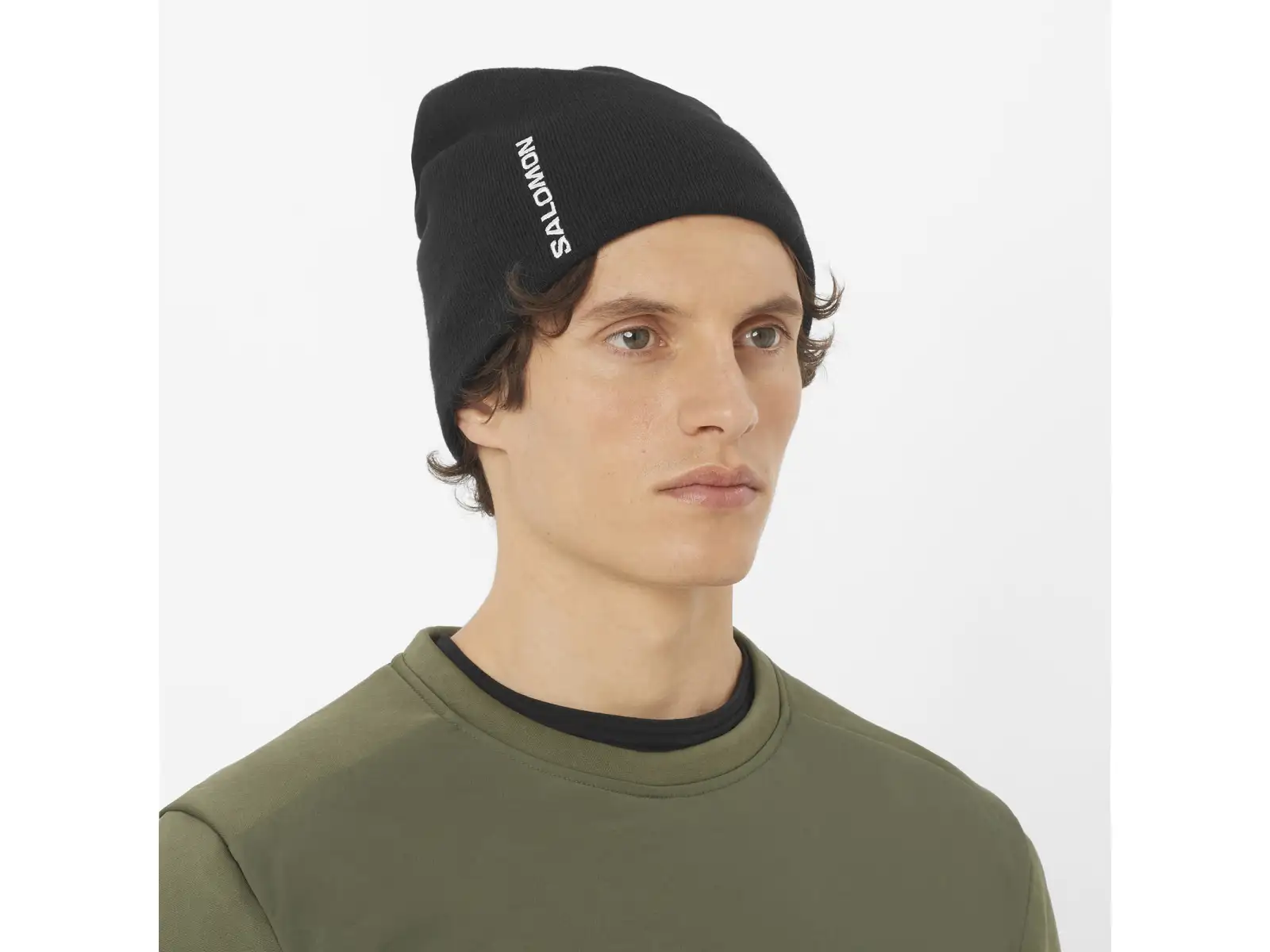Salomon Graphic Beanie bežecká čiapka Deep Black