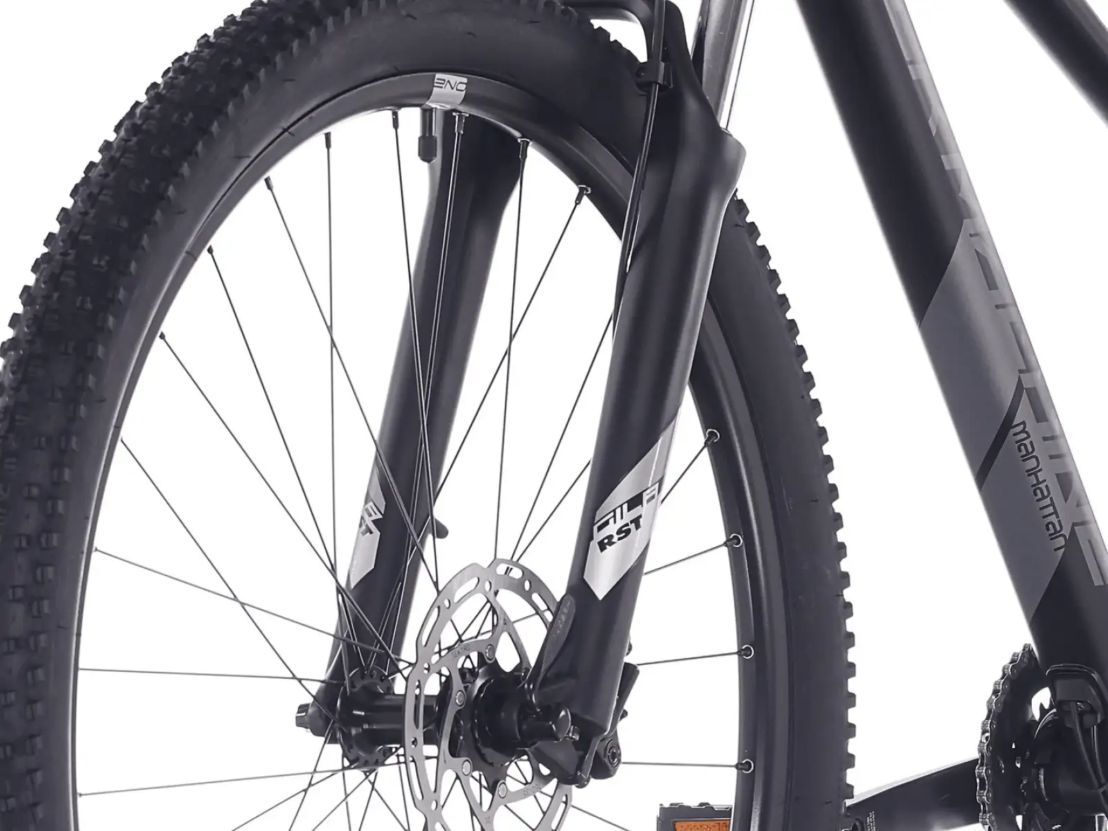 Rock Machine Manhattan 90-29 horský bicykel Matt Black