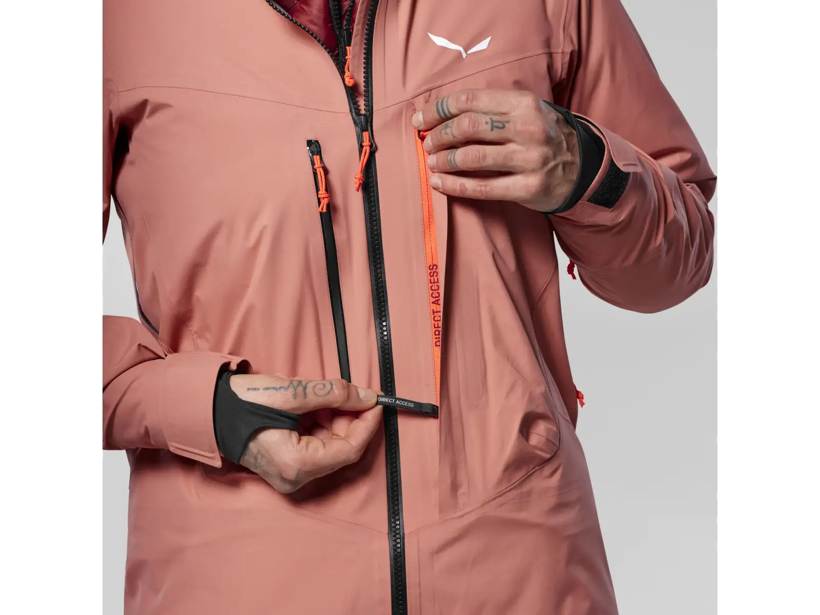 Salewa Sella 3L Powertex dámska bunda Desert Pink