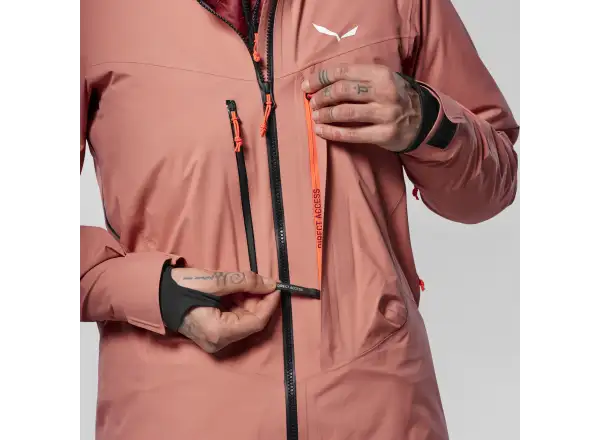 Salewa Sella 3L Powertex dámska bunda Desert Pink