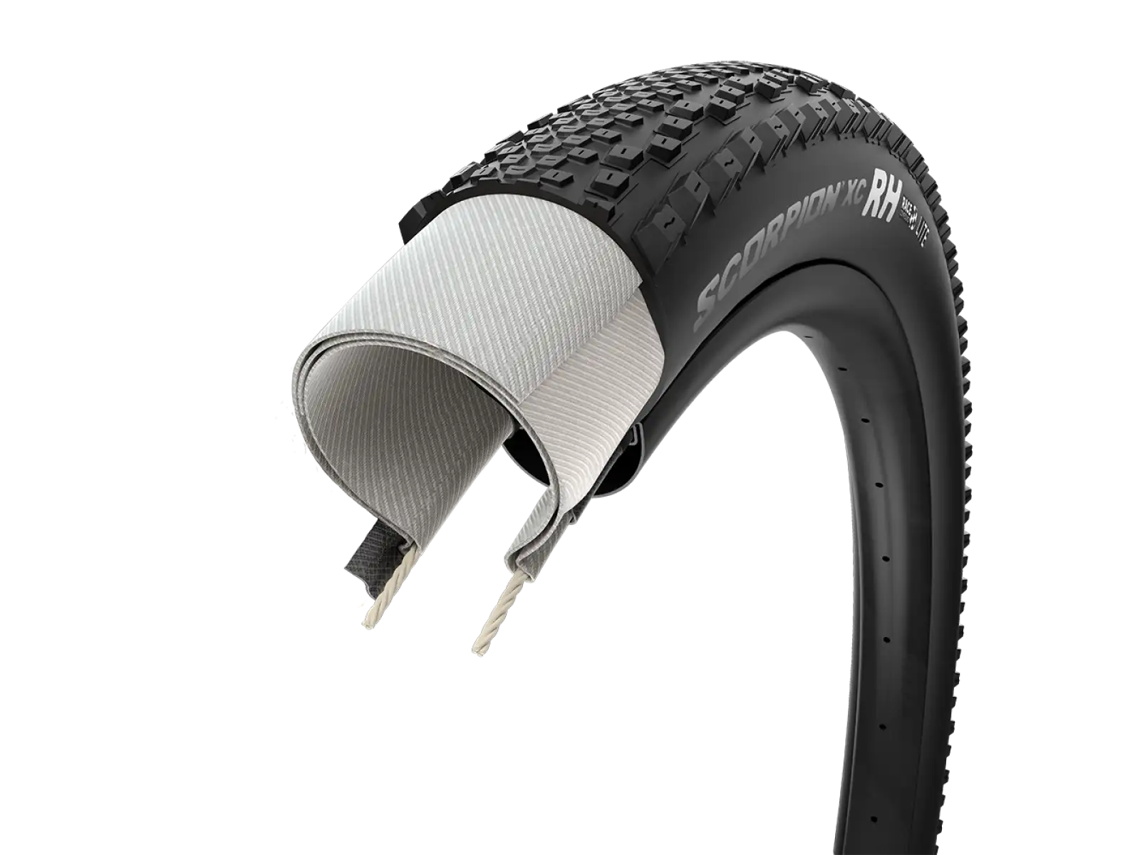 Pirelli Scorpion XC RH Lite 29x2,4 plášť kevlar strieborný