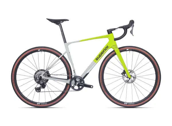 Superior XR 9.7 GR Gloss gravel bicykel Grey/Racing Yellow