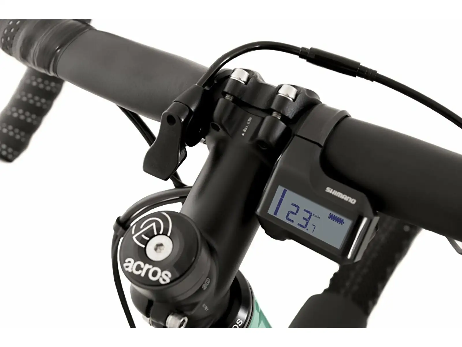 Rock Machine Gravelride e700 Di2 gravel e-bike mint/silver