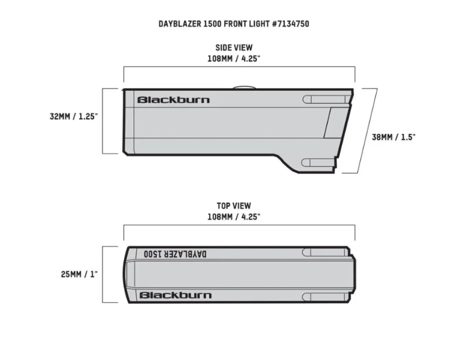 Blackburn Dayblazer 1500 USB-C predné svetlo