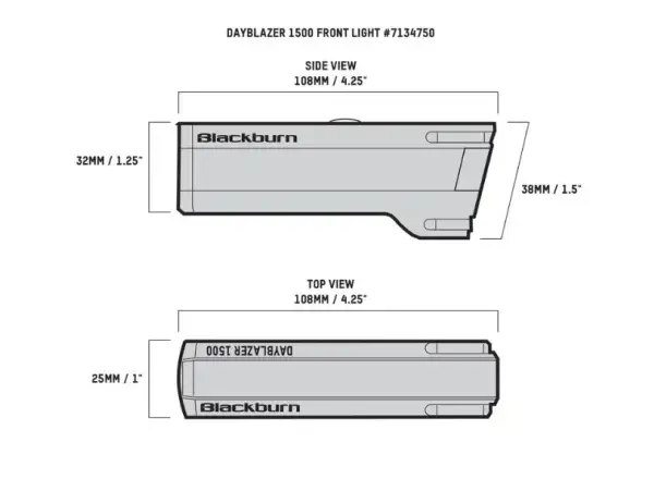 Blackburn Dayblazer 1500 USB-C predné svetlo