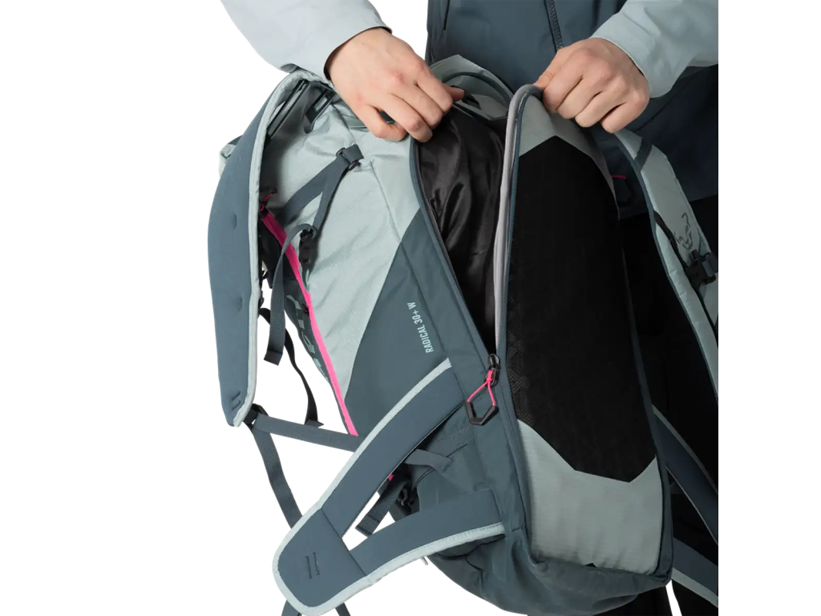 Dynafit Radical 30+ dámsky batoh 30 l Cloud Blue/Cinder