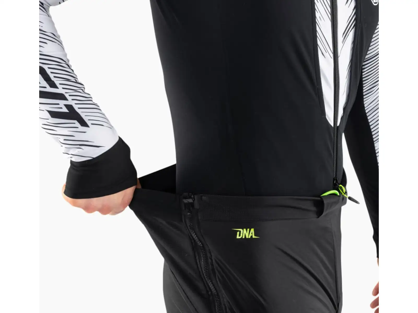Dynafit DNA Polartec Alpha unisex nohavice black out nimbus