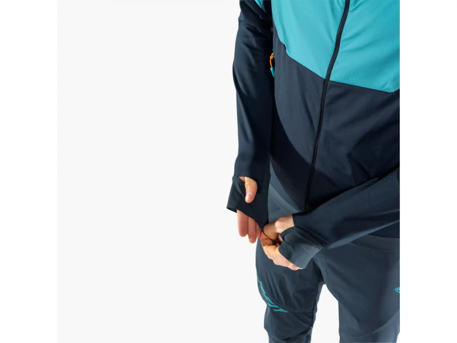 Dynafit Alpine Hybrid pánska bežecká bunda storm blue