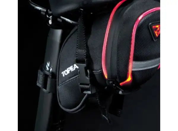 Brašňa pod sedlo Topeak Aero Wedge iGlow Small s popruhmi
