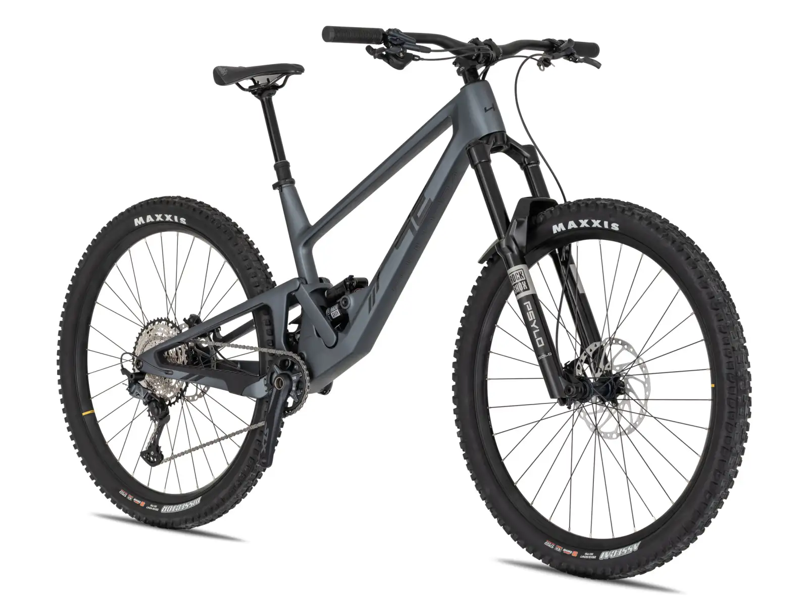 4Ever Volcanno Etna celoodpružený horský bicykel Grey Matt/Black