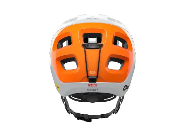 POC Tectal Race MIPS NFC prilba Hydrogen White/Fluorescent Orange AVIP