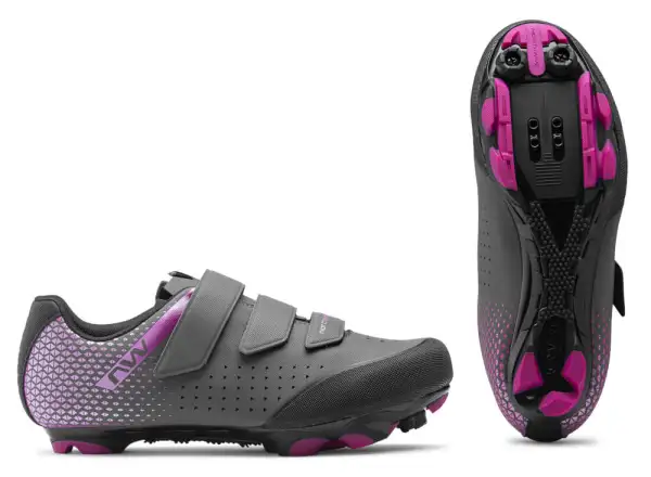 Northwave Origin 2 Dámske MTB tenisky Anthracite/Metal Fuchsia