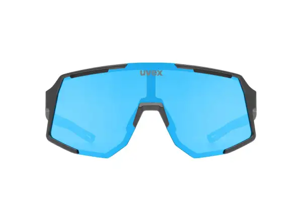 Uvex Sequenze slnečné okuliare Black Matt/Mirror Blue