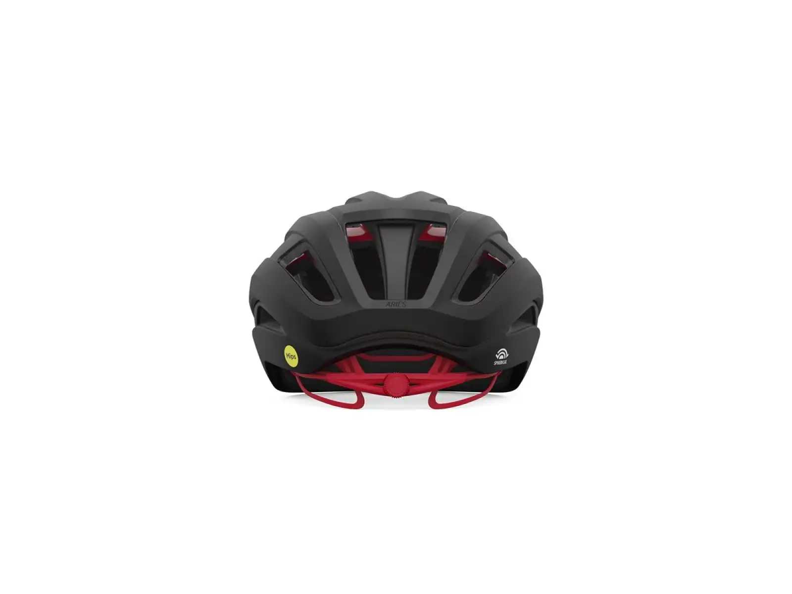 Giro Aries Spherical prilba Mat Carbon/Red