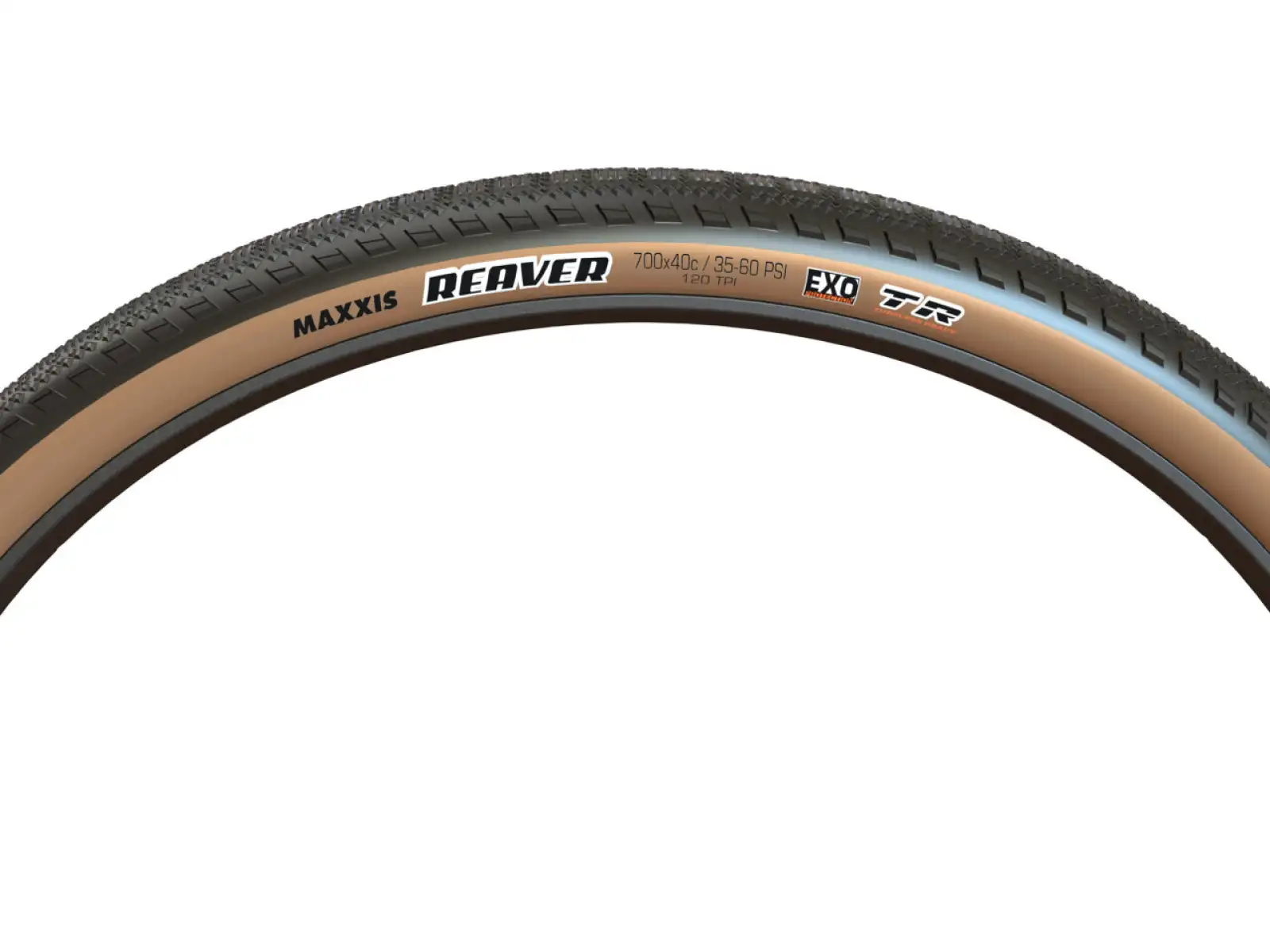 Maxxis Reaver 700x45C EXO TR gravel plášť Kevlar Tan Wall