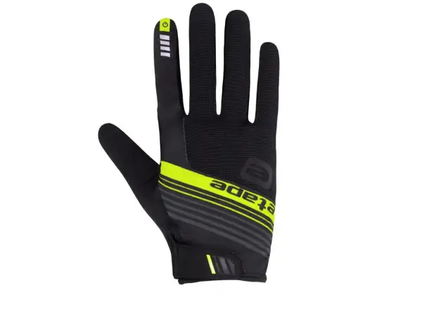 Etape Spring+ rukavice dlhé čierne/žlté fluo