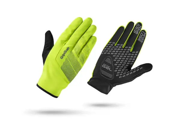 Rukavice Grip Grab Ride Hi-Vis odolné voči vetru v polovici sezóny