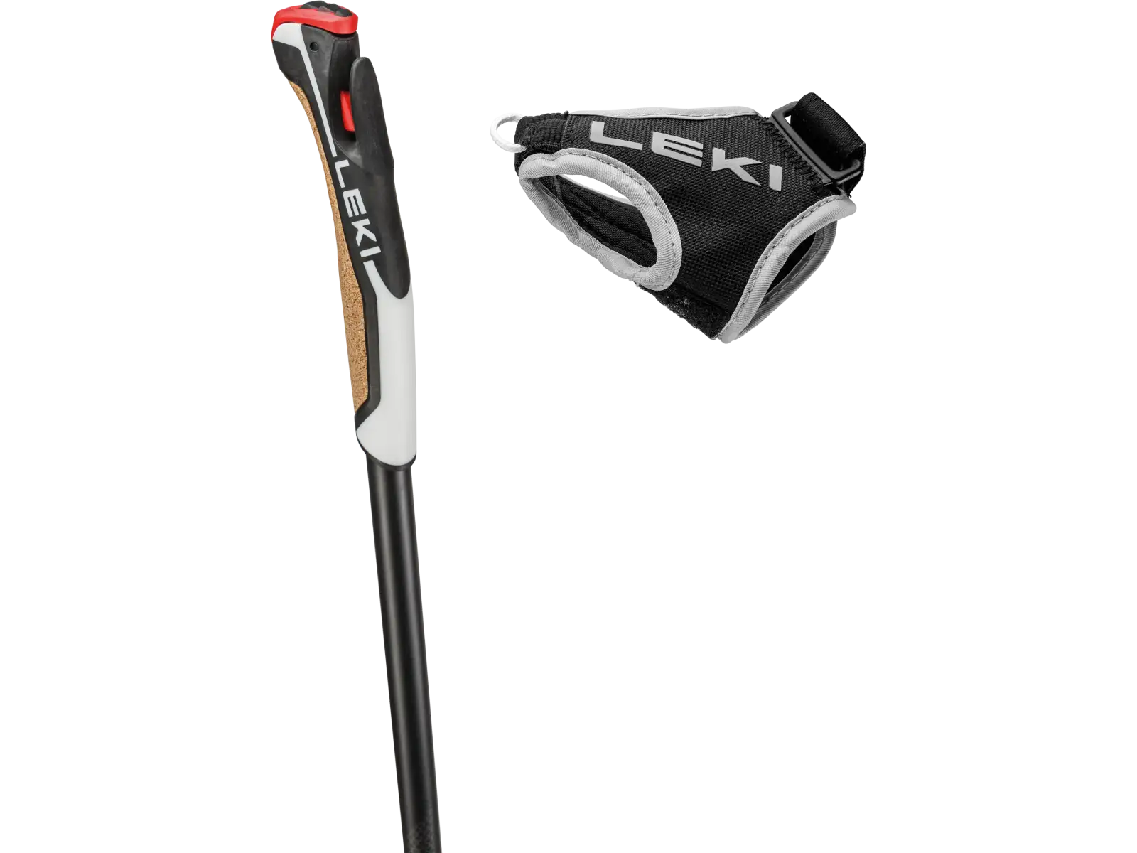 Leki PRC 750 bežecké palice Black-white-dark Anthracite