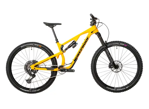 Nukeproof Reactor Alloy Pro 290 Eagle 90 celoodpružený bicykel Yellow