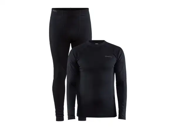 Craft Core Warm Baselayer pánska funkčná súprava čierna