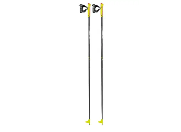 Leki XTA 5.5 Jr. detské bežecké palice Black/White/Neon yellow
