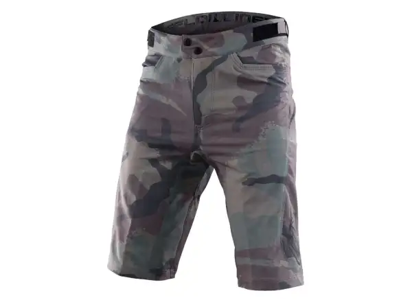 Troy Lee Designs Flowline Shell Pánske šortky Camo Woodland
