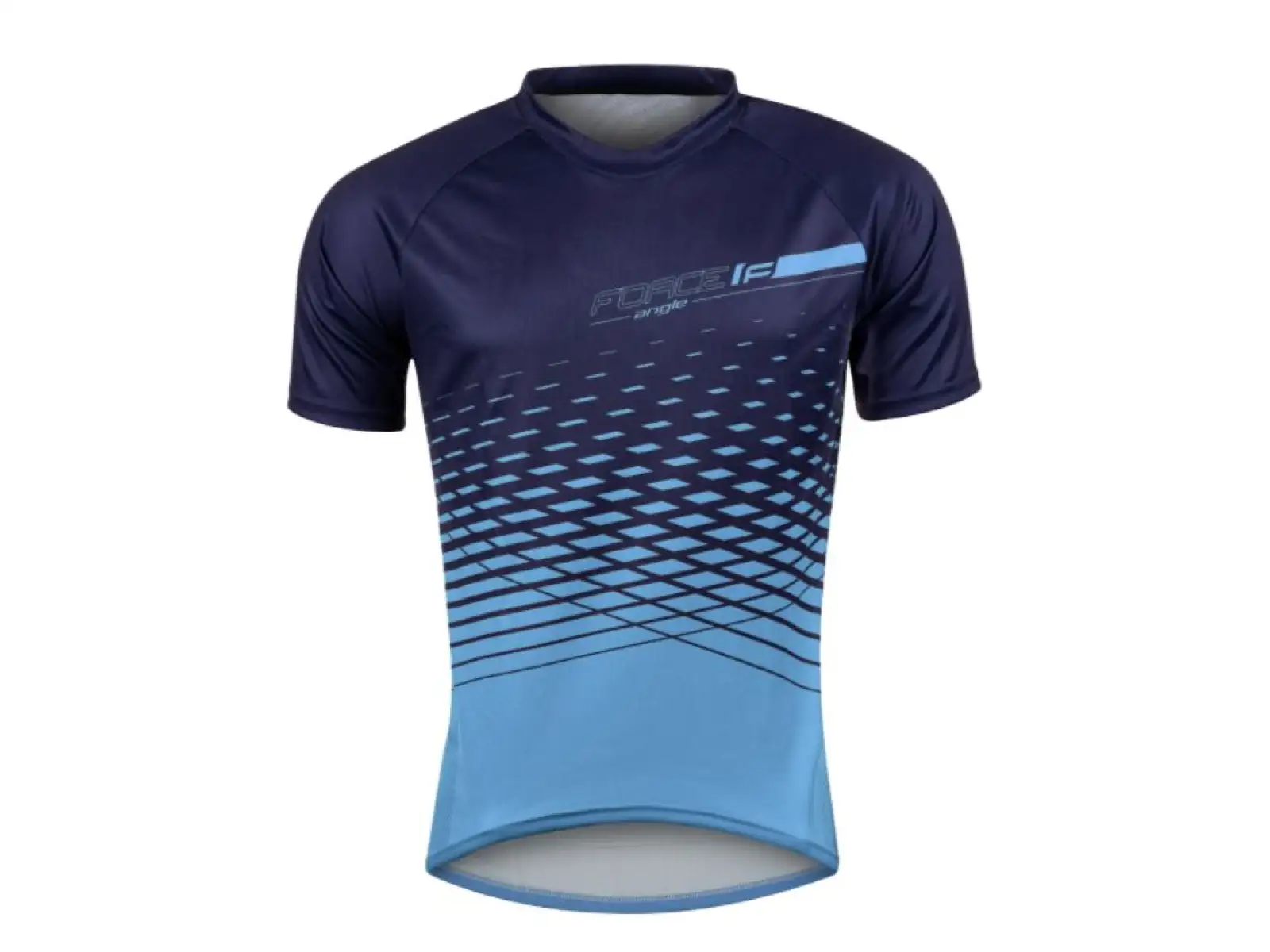 Force Angle MTB pánsky dres krátky rukáv modrá