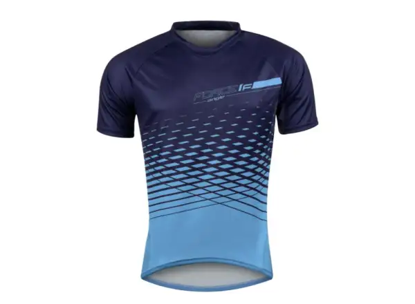 Force Angle MTB pánsky dres krátky rukáv modrá