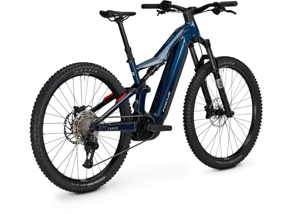 Focus THRON 8 720Wh celoodpružený elektrobicykel Azurblue / Sydneyblue