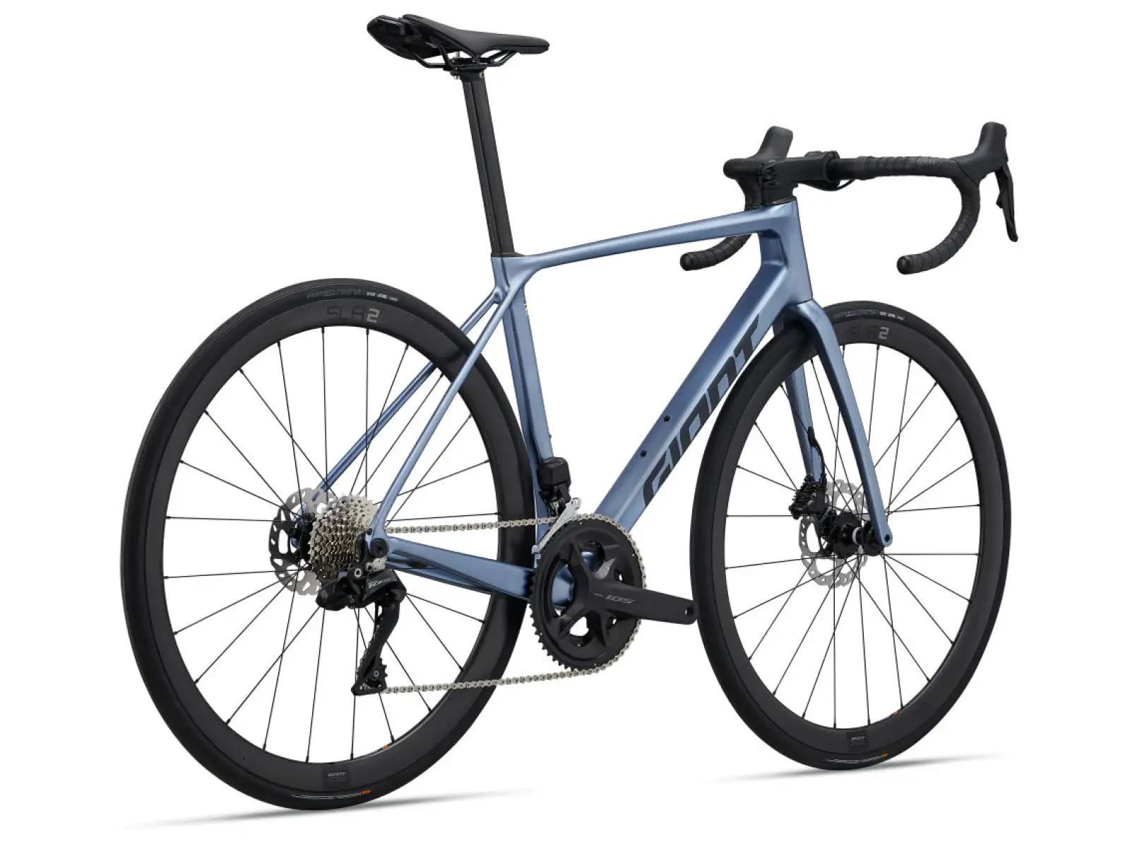 Giant TCR Advanced 0 PC cestný bicykel Frost Silver