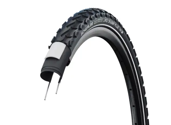 Schwalbe 50-622 LandCruiser Plus Active PunctureGuard E-25, wired, Green compound, black-r