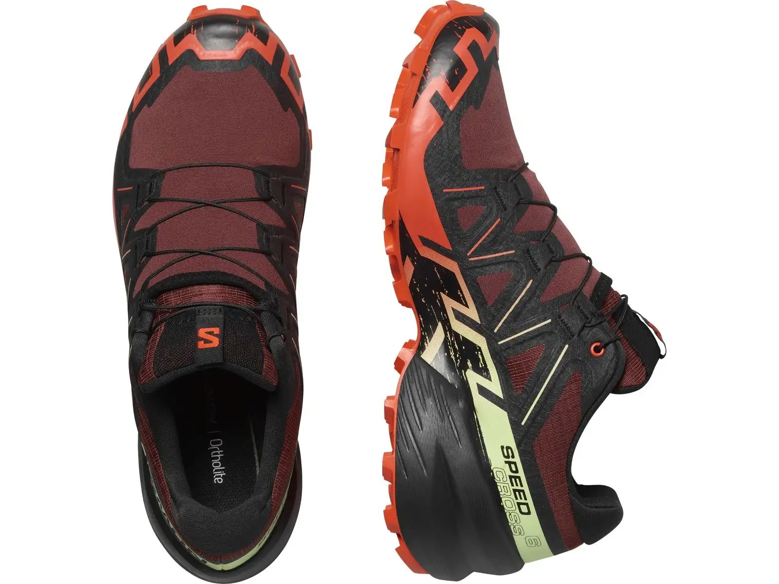 Salomon Speedcross 6 pánska bežecká obuv Rum Raisin/Cherry Tomato/Cognac