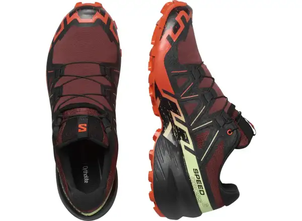 Salomon Speedcross 6 pánska bežecká obuv Rum Raisin/Cherry Tomato/Cognac