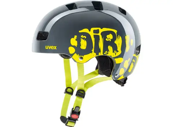 Prilba Uvex Kid 3 Dirtbike Grey/Lime