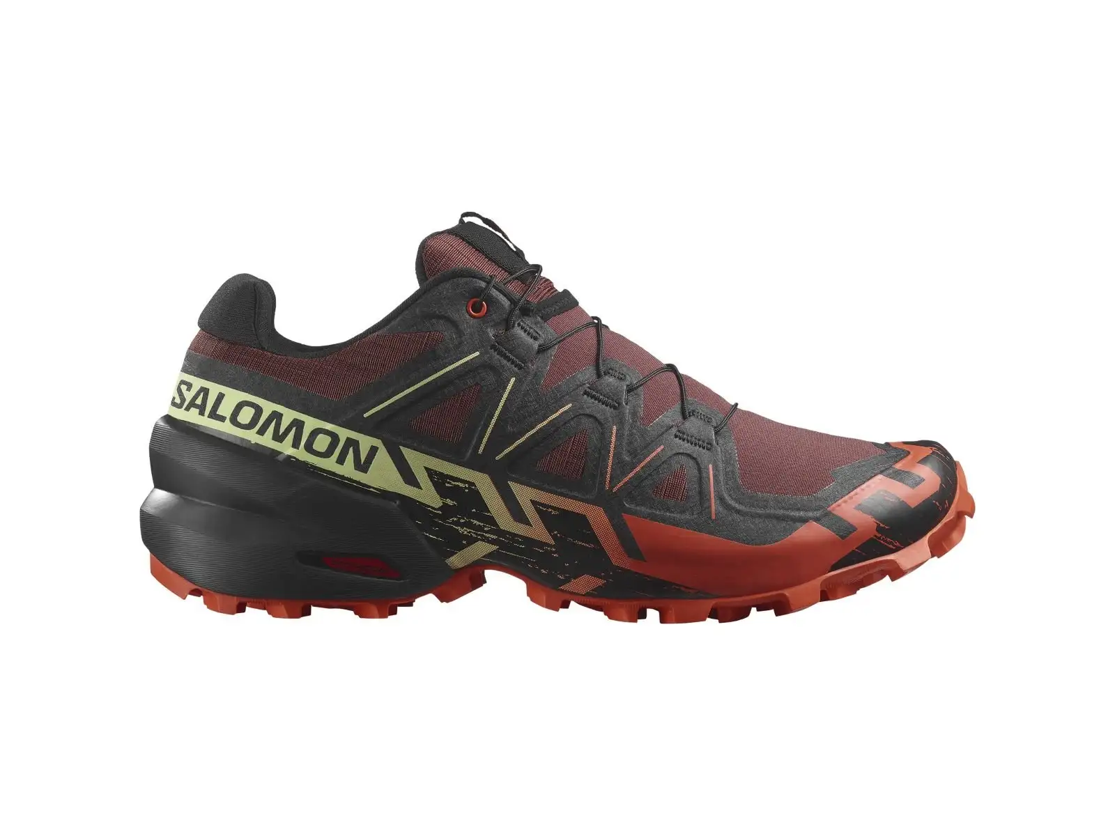 Salomon Speedcross 6 pánska bežecká obuv Rum Raisin/Cherry Tomato/Cognac