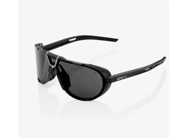 100% slnečné okuliare Westcraft Matte Black/Smoke Lens