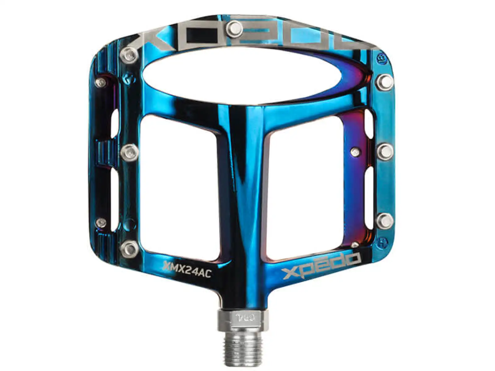 X-pedo Spry+ platformové pedále Blue Ray