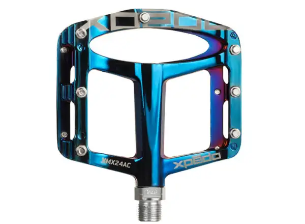 X-pedo Spry+ platformové pedále Blue Ray
