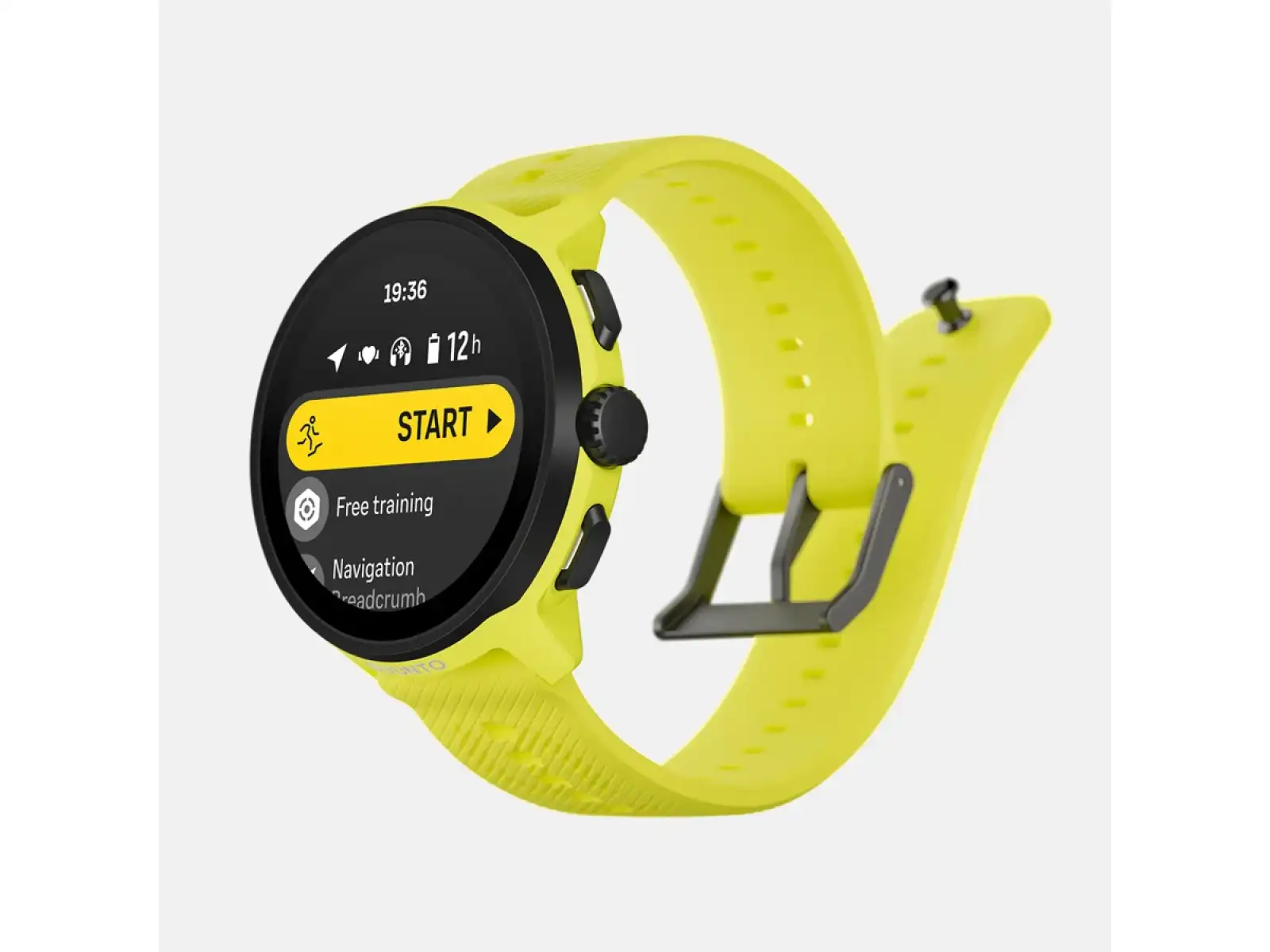 Suunto Run smart hodinky silikónový remienok Lime