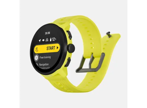 Suunto Run smart hodinky silikónový remienok Lime