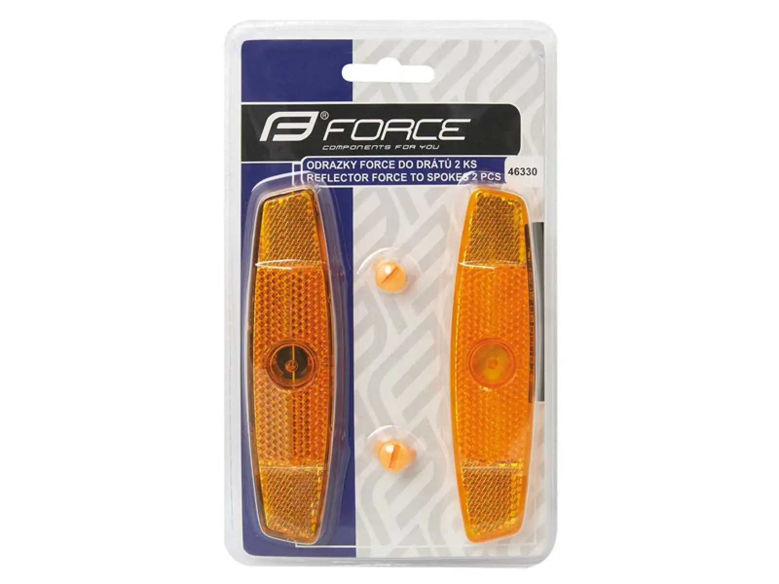 Force odrazky oranžové do drôtov