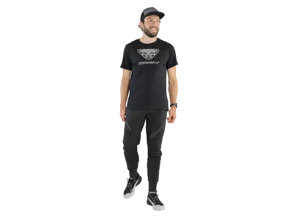 Dynafit Graphic Cotton pánske tričko krátky rukáv Black Out/3D